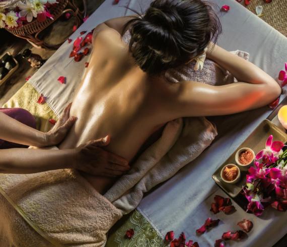 Full body scrub massage